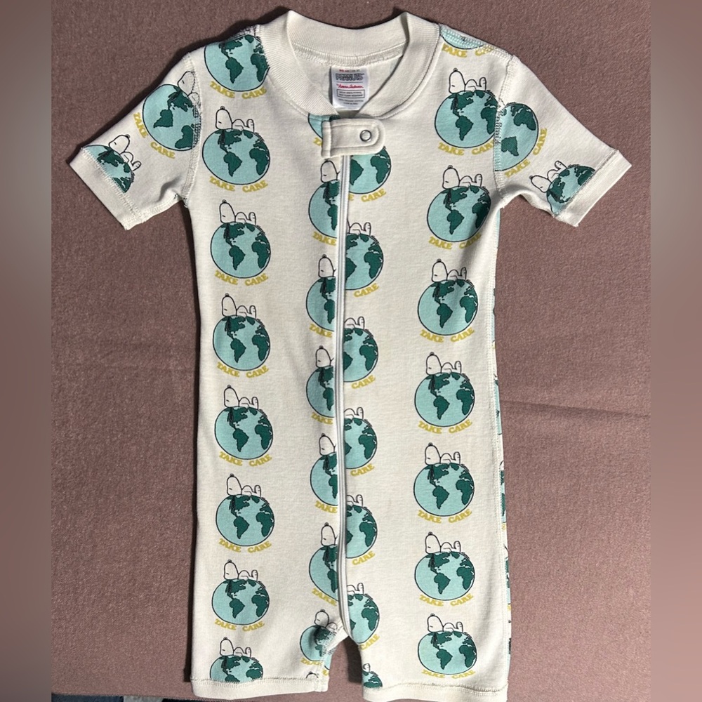 SALE!! Peanuts Zip Romper by Hanna Andersson